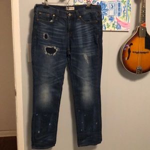 Madewell Distressed Boyfriend Jean